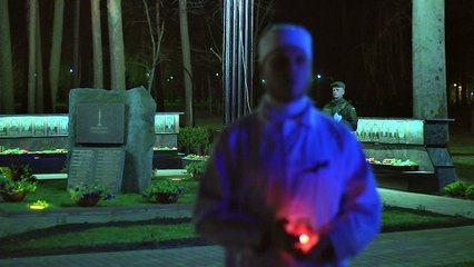 Ukrainians mark 30 years since Chernobyl with memorial ceremony