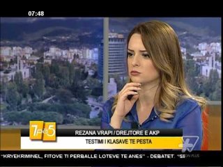 7pa5 - Testimi i klasave te pesta - 26 Prill 2016 - Show - Vizion Plus