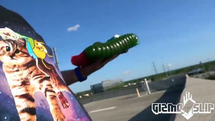 Can World's Largest Gummy Worm Protect iPad Air from 100 FT Drop Test?