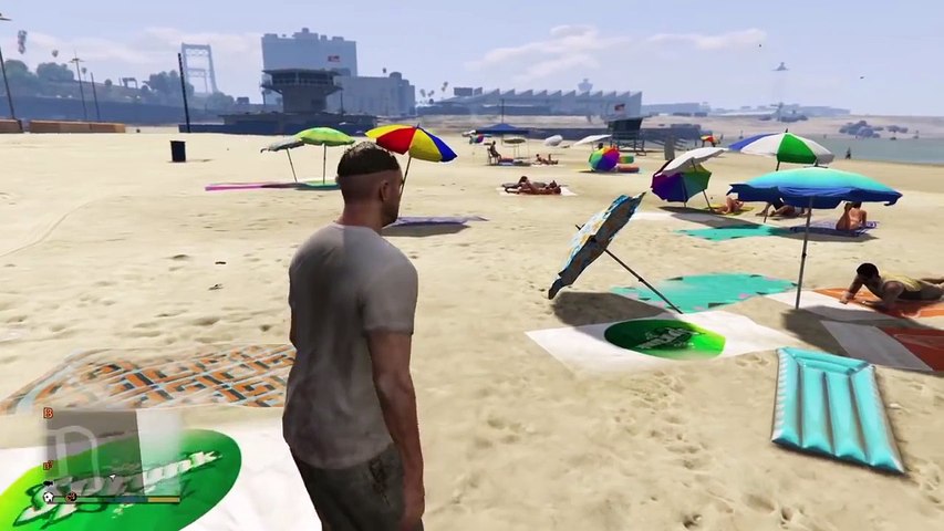 Gta5チート グラセフ5おもしろ実況プレイ ビーチでスーパージャンプしてみた 実況女神 Video Dailymotion
