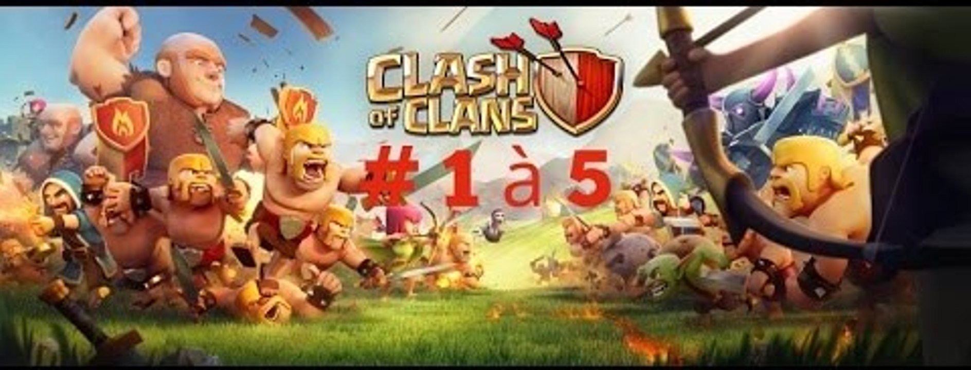 Clash of clans mission solo [ 1 à 5 ]