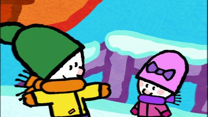 Trineo - Louie dibujame un trineo | Dibujos animados para niños