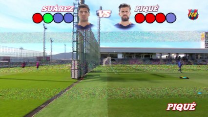 REVENGE - Piqué vs. Suárez: shots with swerve