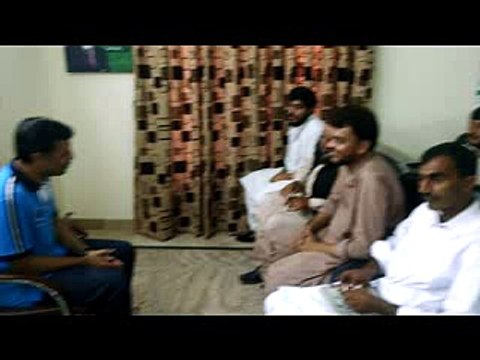 Mustafa Kamal With Haji Khursheed Hazarvi, Sajan Abro, Wajid Abro