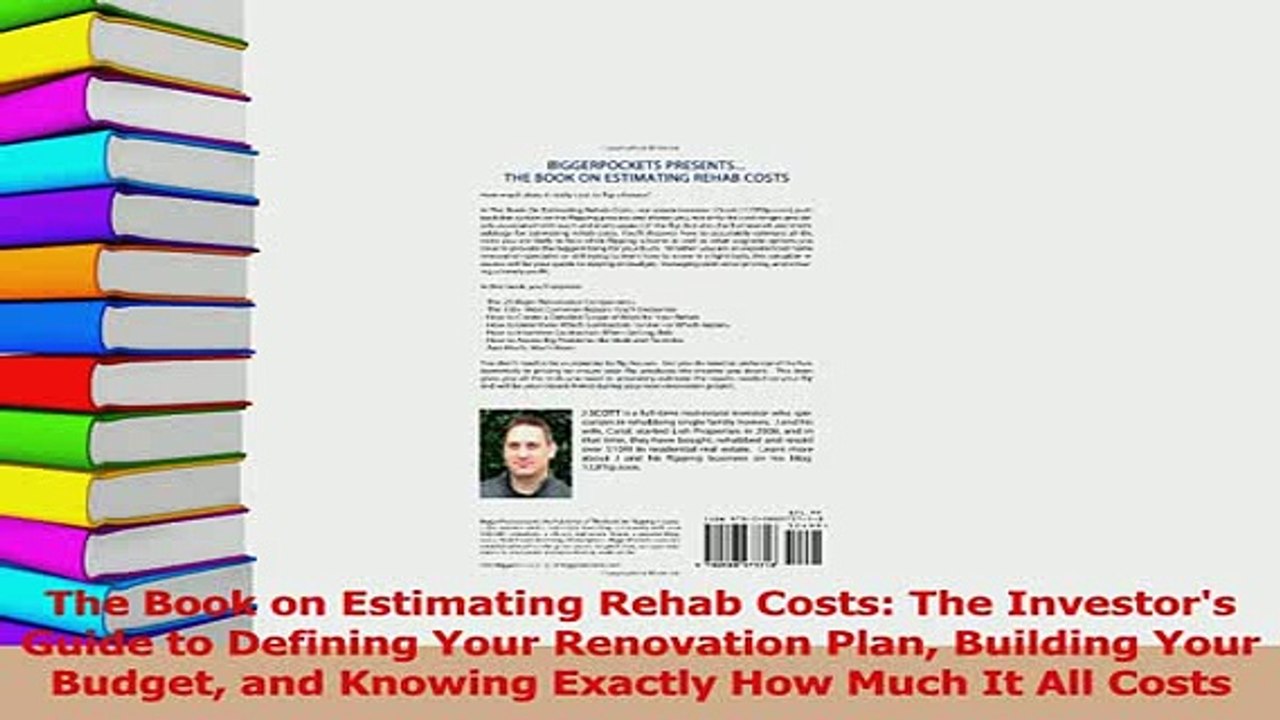 PDF  The Book on Estimating Rehab Costs The Investors Guide to Defining Your Renovation Plan Read Online