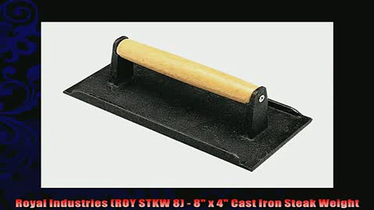 best produk   Royal Industries ROY STKW 8  8 x 4 Cast Iron Steak Weight