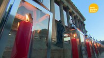 Candle tribute for Hillsborough victims on day of verdict