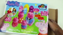 Play Doh PEPPA PIG Mold N Play 3D Figure Maker Cra-Z-Art Softee Dough Playset!
