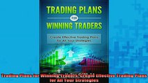 READ book  Trading Plans for Winning Traders Create Effective Trading Plans for All Your Strategies Free Online
