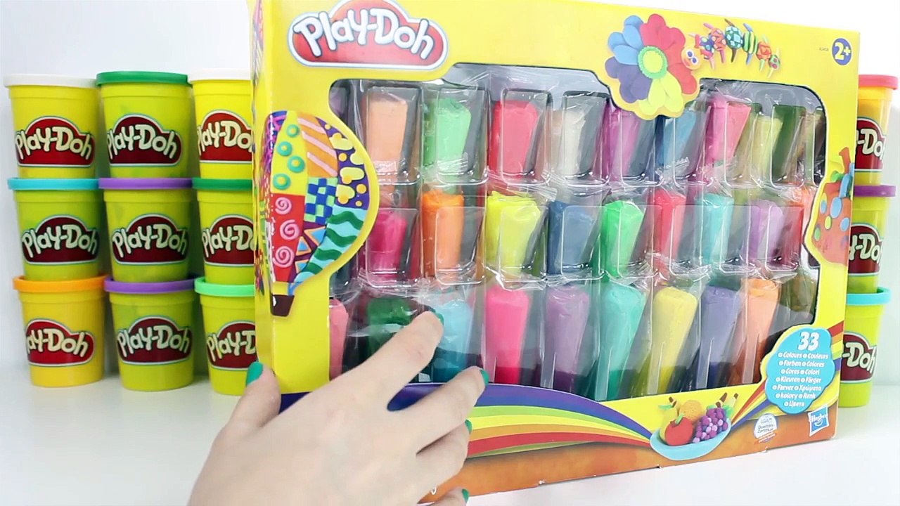 Play Doh Ultimate Rainbow Pack Learn Numbers Play Doh Mountain of Colours Playset Toy Videos
