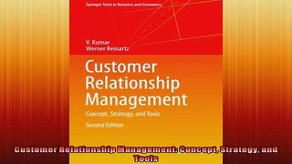 READ book  Customer Relationship Management Concept Strategy and Tools  FREE BOOOK ONLINE