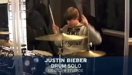 Justin Bieber à la batterie
