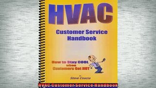 FREE DOWNLOAD  HVAC Customer Service Handbook READ ONLINE