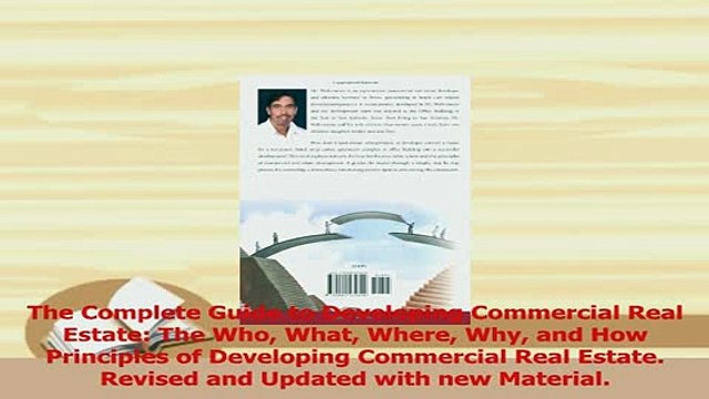 Download The Complete Guide to Developing Commercial Real Estate The Who What Where Why and How PDF Free