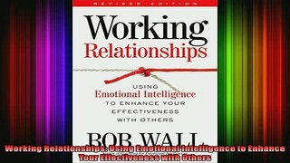 READ book  Working Relationships Using Emotional Intelligence to Enhance Your Effectiveness with Full EBook
