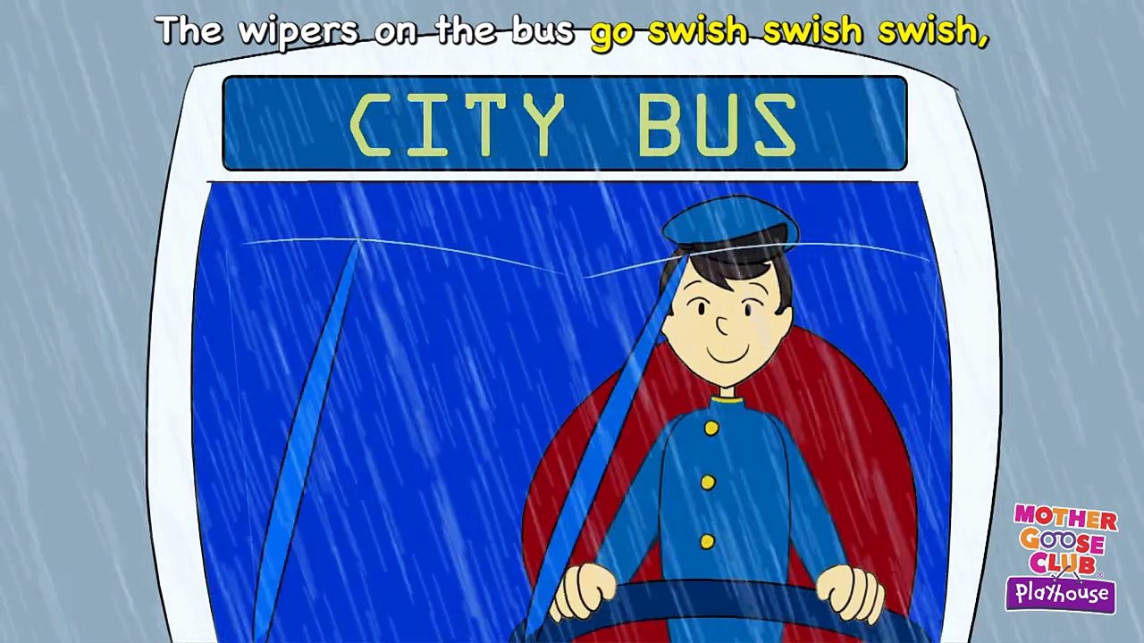 The Wheels on the Bus Animated Mother Goose Club Playhouse Kids Song
