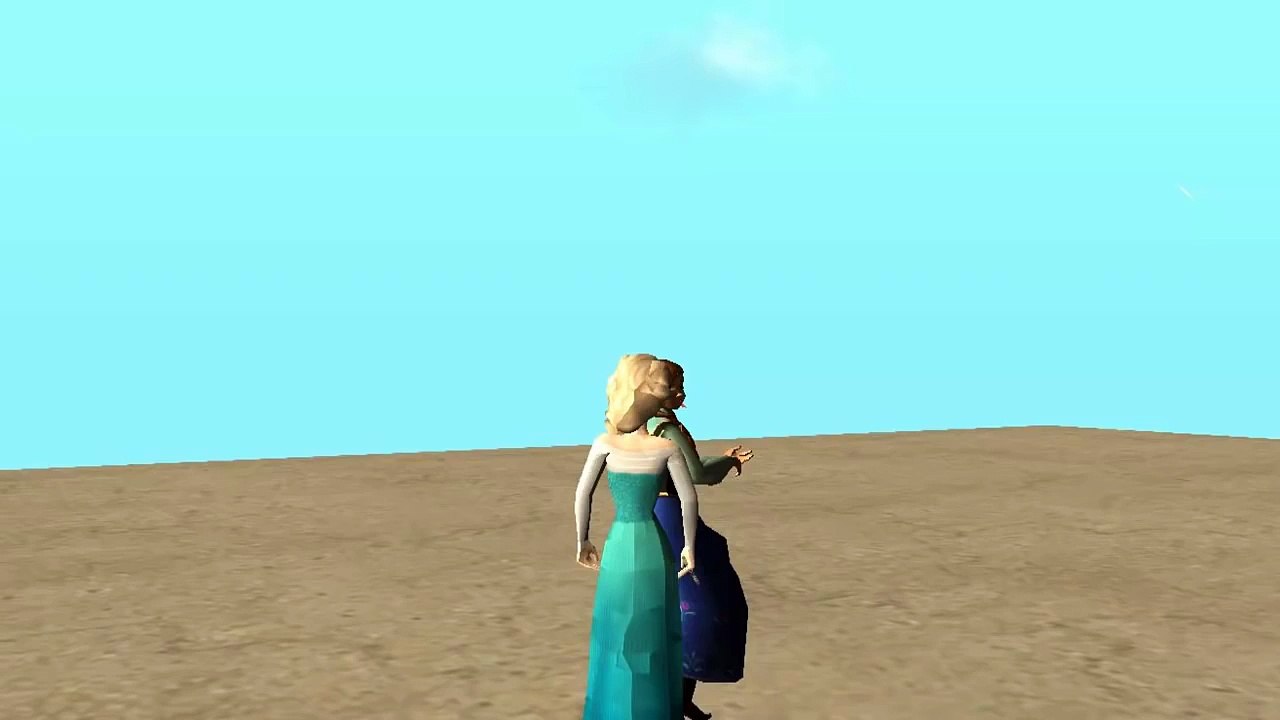 Elsa y Anna Besandose FROZEN VALENTINE DAY