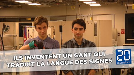 Ils inventent un gant qui traduit la langue des signes