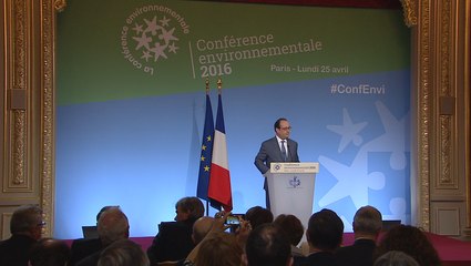 #ConfEnvi2016 lancement au palais de l'Elysée le 25 avril 2016