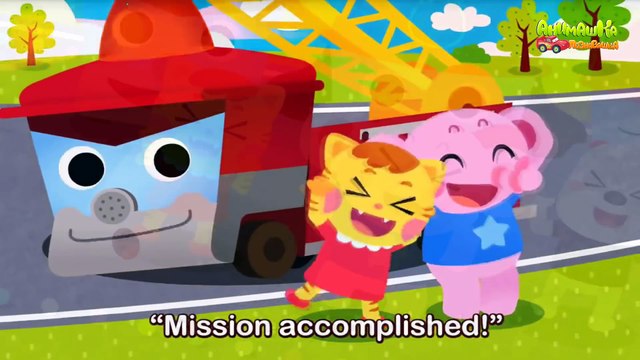 Мультики про машинки. Машины помощники - Пожарная машина, Уборочная машина, Скорая помощь, Эвакуатор