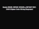 [Read Book] Honda XR80R CRF80F XR100R & CRF100F 1992-2009 (Clymer Color Wiring Diagrams) Free