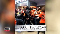 Hockey Fans Fly Off Broken Escalator, But It Happens More Than You Think