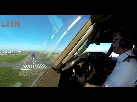 Spectacular Cockpit View of London Landing