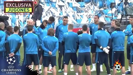 Las palabras de Zidane al equipo • Manchester City vs Real Madrid Champions League 2016