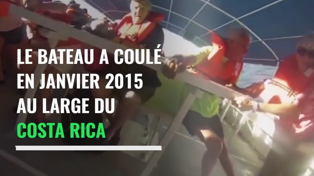 Elle filme le naufrage mouvementé de son bateau de croisière