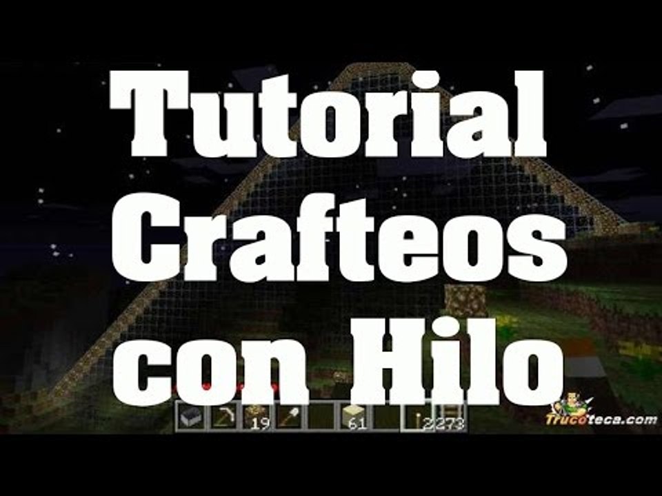 Tutorial de Minecraft - Como conseguir hilo y sus crafteos mas importantes
