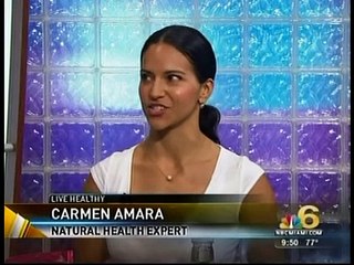 Carmen Amara - Health and Wellness Segment Channel 6 NBC WTVJ 2-25-12