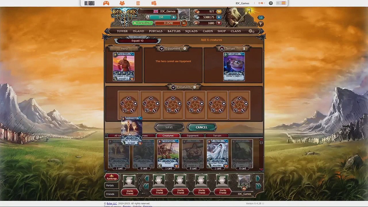 Berserk- The Cataclysm - New Squad- The Rocks