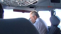 Erdoğan Kokpitten 'Dünya Pilotlar Günü'nü Kutladı