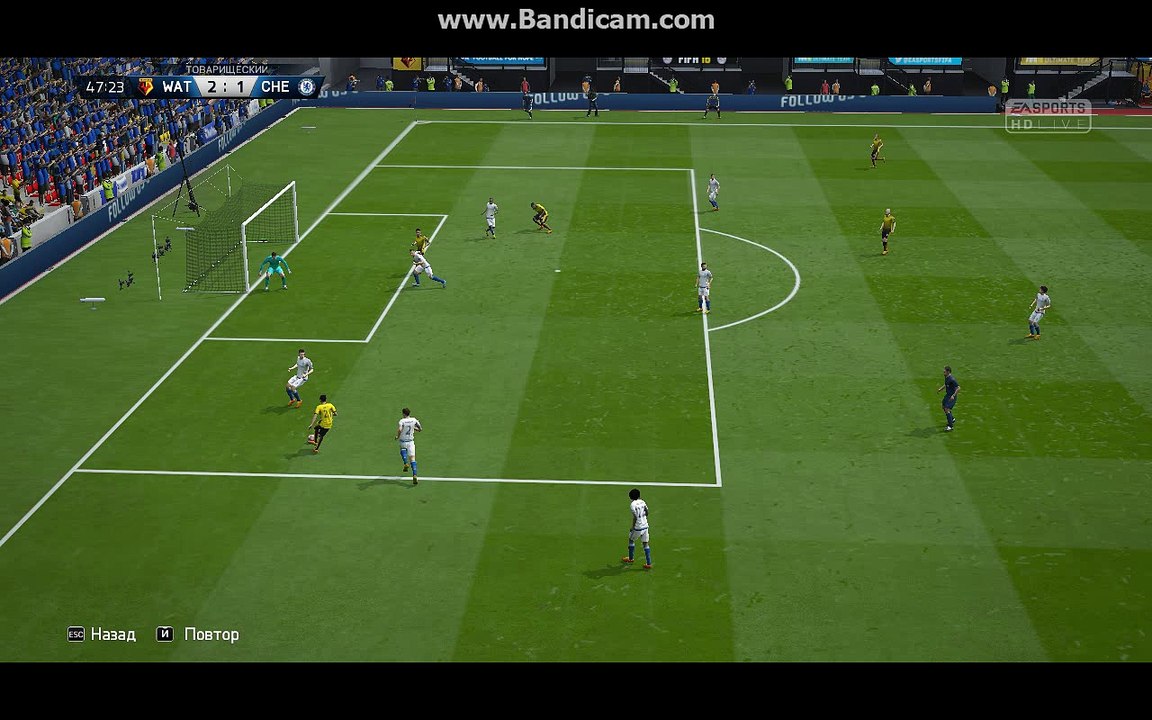BPL 7 Тур. Уотфорд - Челси. 3:1. Anya, 48'