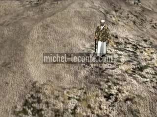 OSAMA BIN LADEN IN MOUNTAINS