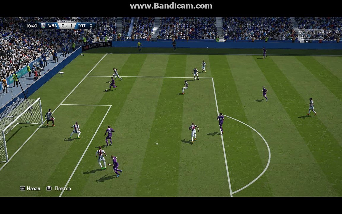 BPL 7 Тур. Вест Бромвич - Тоттенхэм 0:2 Hulk, 18'