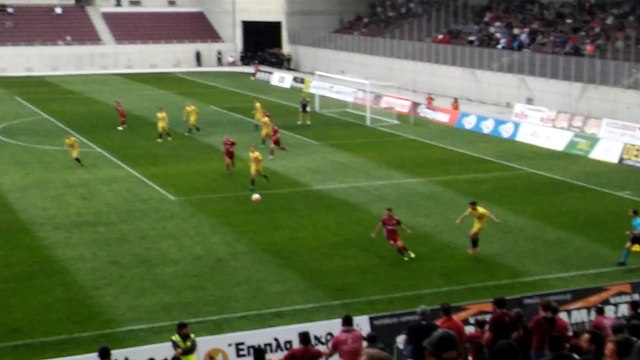 Ευκαιρία Μαρουκάκη στο 31΄(gate camera) (ΑΕΛ-Αν. Καρδίτσας 2015-16 )