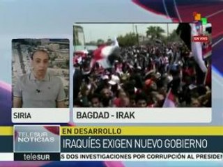 El pueblo iraquí se manifiesta para cambiar al gobierno