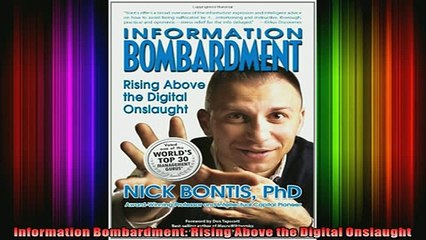 READ Ebooks FREE  Information Bombardment Rising Above the Digital Onslaught Full EBook