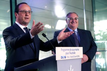 Discours au siège de DCNS