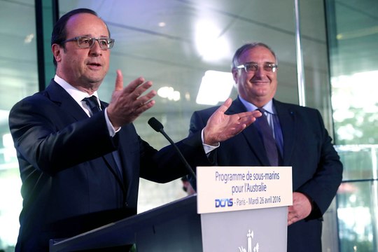 Discours au siège de DCNS