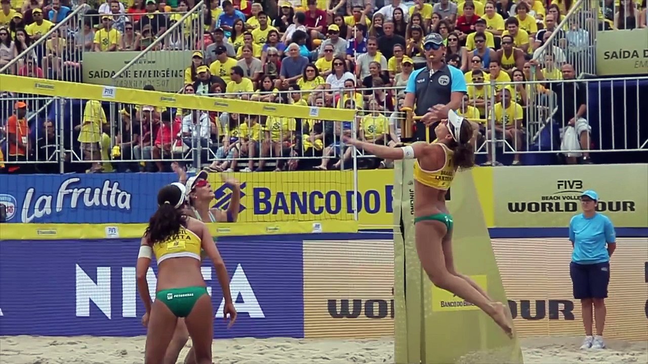Newly-named Brazilian Beach Volleyball Olympic team validates Rio 2016 berth - YouTube