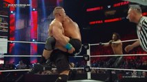 Royal Rumble 2015 John Cena vs Seth Rollins vs Brock Lesnar WWE World Heavyweight Championship en Español Latino