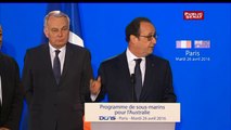 Vente de sous-marins : François Hollande se réjouit