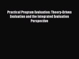 [Read book] Practical Program Evaluation: Theory-Driven Evaluation and the Integrated Evaluation