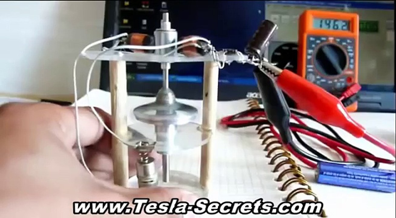Home Made Tesla Free Energy Device - How To Get Free Electricity