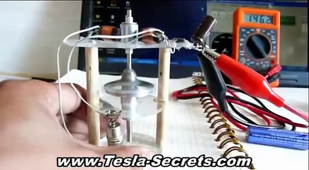 Home Made Tesla Free Energy Device - How To Get Free Electricity