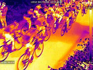 Nous avons testé notre caméra thermique à Liège-Bastogne-Liège