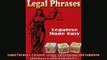 EBOOK ONLINE  Legal Phrases Phrases Terms Terminology and Legalese Business  Investing Book 1 READ ONLINE