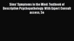 [Read book] Sims' Symptoms in the Mind: Textbook of Descriptive Psychopathology: With Expert